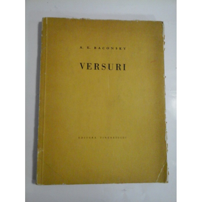 VERSURI  -  A. E. BACONSKY